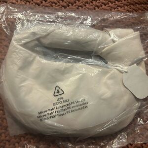 Melie Bianco cream knot bag